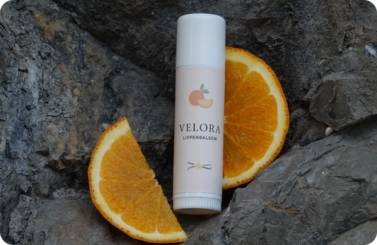 Velore Pure - Lippenbalsem Vanille & Sinaasappel